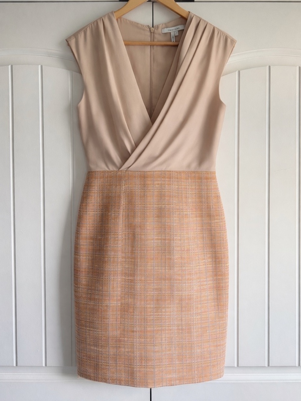 Max & Cleo Blush Pleated Dress